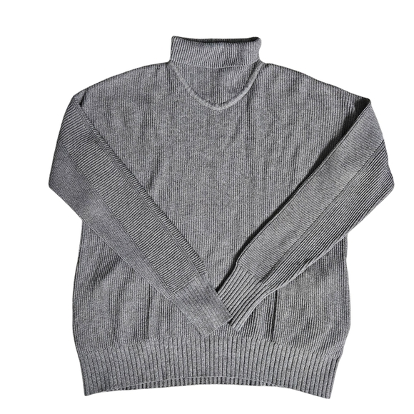 Lululemon Medium Grey Cozy Calling Turtleneck Sweater Size L - Picture 3 of 11